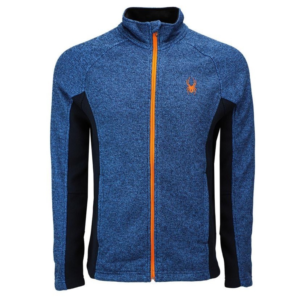 New Spyder Men's Constant Full Zip Sweater Blue​
